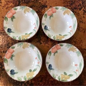 Mikasa Fruit Panorama Bowls